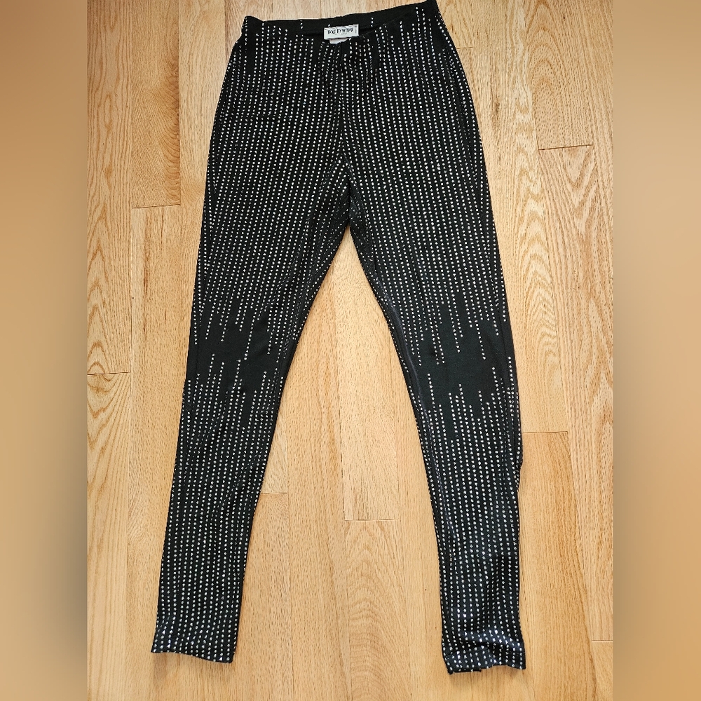 Holt Renfrew Studio Black Sequin Pants